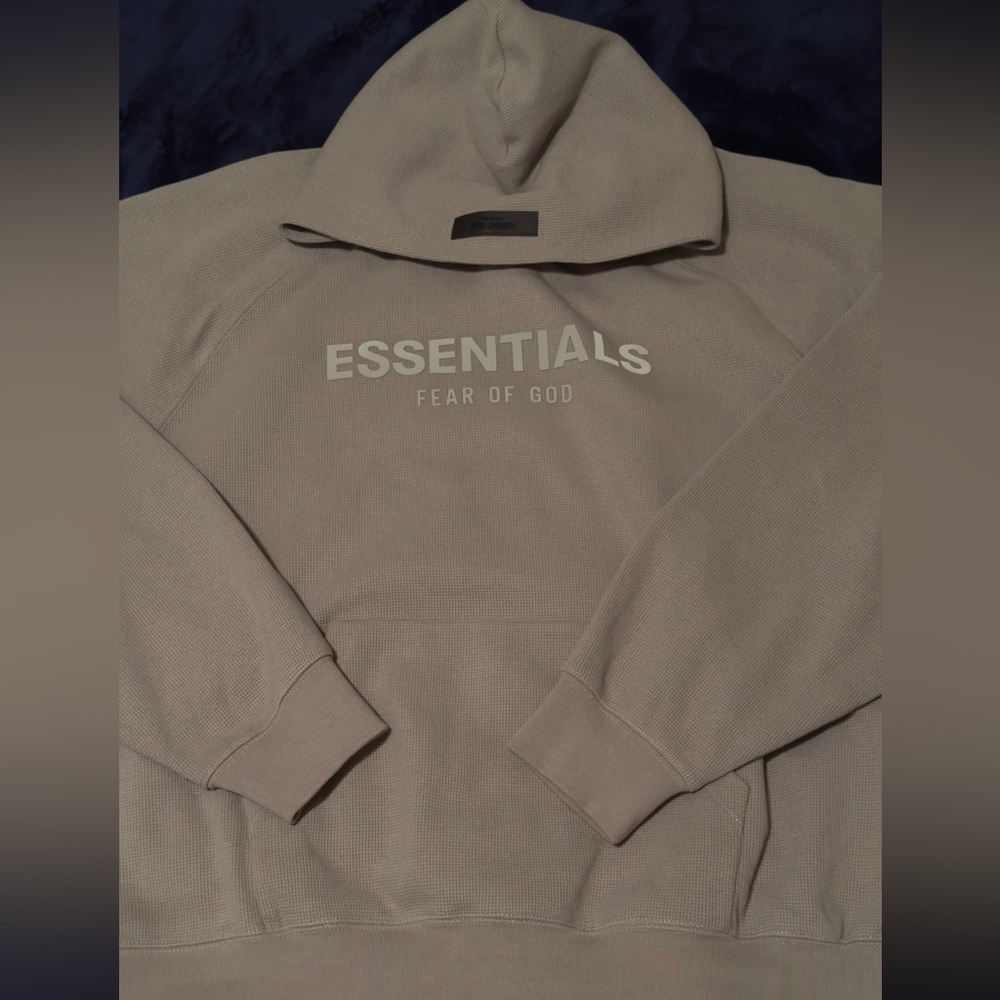 Essential waffle knit hoodie